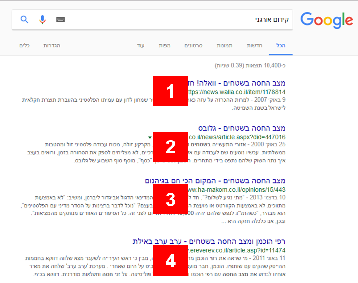 קידום אתרים אורגני